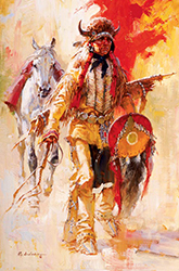 Loinclothed hobby; Obrzek dne - the picture od the day - awa rel - Art of Roy Andersen, Kiowa Medicine