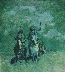 Loinclothed hobby; Obrzek dne - the picture od the day - awa rel - Art of Frederic Remington - Ghost Stories, 1908