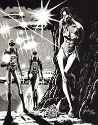 Loinclothed hobby; Obrzek dne - the picture od the day - awa rel - Art of Paul Gulacy, From Life on Other Worlds 
