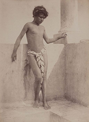 Loinclothed hobby; Obrzek dne - the picture od the day - awa rel - Wilhelm von Gloeden, Sicilian boy 