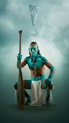 Loinclothed hobby; Obrzek dne - the picture od the day - awa rel - Mayan warrior, Art by georgekev (?)
