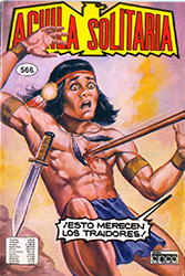 Loinclothed hobby; Obrzek dne - the picture od the day - awa rel - Portada Comics. Aguila Solitaria. Cinco 566.