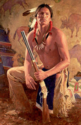 Loinclothed hobby; Obrzek dne - the picture od the day - awa rel -   Art of David Mann