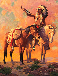 Loinclothed hobby; Obrzek dne - the picture od the day - awa rel -   Art of David Mann,   Nomad Tribute