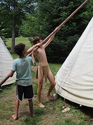 Loinclothed hobby; Obrzek dne - the picture od the day - awa rel -   indian summer camp