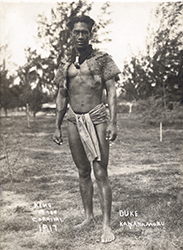 Loinclothed hobby; Obrzek dne - the picture od the day - awa rel -  King of the Carnival 1917, Duke Kahanamoku