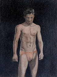 Loinclothed hobby; Obrzek dne - the picture od the day - awa rel - Art of Dennis Candy, Indian Kushti Wrestler