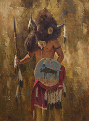 Loinclothed hobby; Obrzek dne - the picture od the day - awa rel - Art of Jason Tako, Buffalo Caller