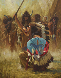 Loinclothed hobby; Obrzek dne - the picture od the day - awa rel - Art of Jason Tako, Buffalo Caller