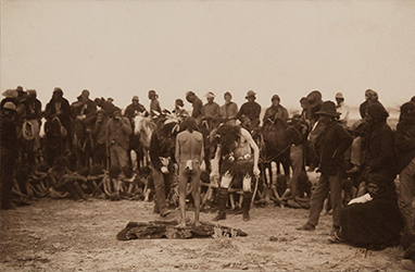 Loinclothed hobby; Obrzek dne - the picture od the day - awa rel - Edward Curtis - Yebichai - Initiation, 1904