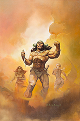 Loinclothed hobby; Obrzek dne - the picture od the day - awa rel - Art of Ken Kelly - Conan ~ fantasy Painting Original Art