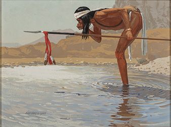 Loinclothed hobby; Obrzek dne - the picture od the day - awa rel - art of David Nordahl - Apache Runner; Geronimo