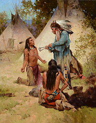 Loinclothed hobby; Obrzek dne - the picture od the day - awa rel - by David Mann ~ Brave Marks