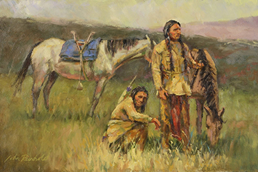 Loinclothed hobby; Obrzek dne - the picture od the day - awa rel -Cheyenne Hunters- art by John E. Reinhold