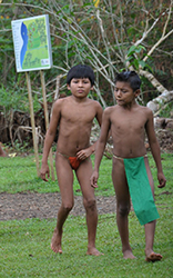 Loinclothed hobby; Obrzek dne - the picture od the day - awa rel - Embera boys