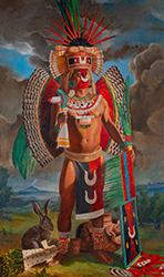 Loinclothed hobby; Obrzek dne - the picture od the day - awa rel - Art of MiCorazonMexica ~ Ometochtli