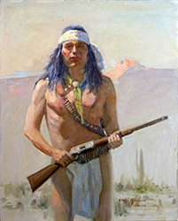 Loinclothed hobby; Obrzek dne - the picture od the day - awa rel - Apache, by Carl Hantman