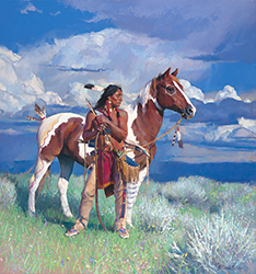 Loinclothed hobby; Obrzek dne - the picture od the day - awa rel - High Plains Thunderscout ~ by S.  R.  Riddick