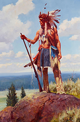 Loinclothed hobby; Obrzek dne - the picture od the day - awa rel - Buffalo War Bonnet ~ 2001 ~ by Jim Norton