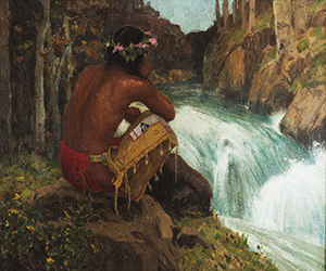 Loinclothed hobby; Obrzek dne - the picture od the day - awa rel - Tumbling Water ~ by Eanger Irving Couse