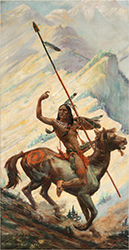 Loinclothed hobby; Obrzek dne - the picture od the day - awa rel - Warrior on  Horseback ~ by Remington  Schuyler