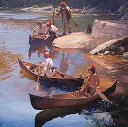 Loinclothed hobby; Obrzek dne - the picture od the day - awa rel - The  Agile Bark Canoe ~ by John  Buxton