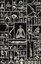 Loinclothed hobby; Obrzek dne - the picture od the day - awa rel - Buddha Bose, 84 yoga asanas ~ 1938