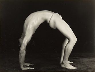 Loinclothed hobby; Obrzek dne - the picture od the day - awa rel - Buddha Bose, 84 yoga asanas ~ 1938