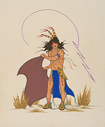 Loinclothed hobby; Obrzek dne - the picture od the day - awa rel - Acee Blue Eagle ~ Brave and Peyote Bird 