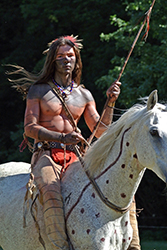 Loinclothed hobby; Obrzek dne - the picture od the day - awa rel -  Native american reenacting