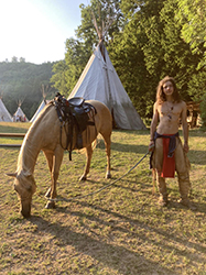 Loinclothed hobby; Obrzek dne - the picture od the day - awa rel -  Native american reenacting