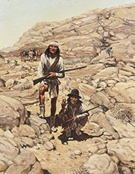 Loinclothed hobby; Obrzek dne - the picture od the day - awa rel - CLost Trail ~ 1960 - art of  Ernest Berke