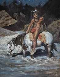 Loinclothed hobby; Obrzek dne - the picture od the day - awa rel - Night Warrior, art of W.H. Ford 