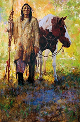 Loinclothed hobby; Obrzek dne - the picture od the day - awa rel - He Rode Over his Enemy ~ 1998, art of Howard Terpning