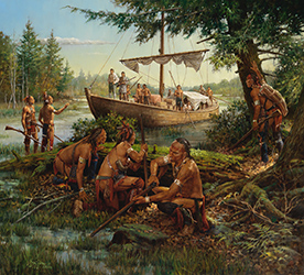 Loinclothed hobby; Obrzek dne - the picture od the day - awa rel - What Happened in The Pymatuning Swamp, art of Robert Griffing