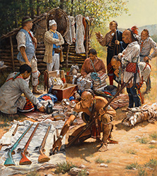 Loinclothed hobby; Obrzek dne - the picture od the day - awa rel - We Have Come To Trade, art of Robert Griffing