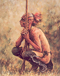 Loinclothed hobby; Obrzek dne - the picture od the day - awa rel - Life of Indians, art of Robert Griffing