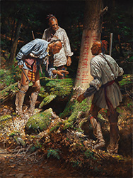 Loinclothed hobby; Obrzek dne - the picture od the day - awa rel - Trees That Speak, art of Robert Griffing