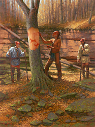 Loinclothed hobby; Obrzek dne - the picture od the day - awa rel - Woodland artists, art of Doug Hall