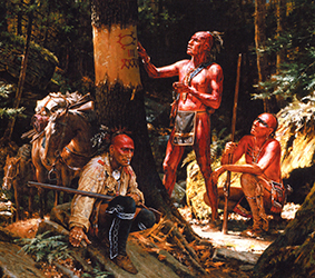 Loinclothed hobby; Obrzek dne - the picture od the day - awa rel - Telling Their Story, art of Robert Griffing