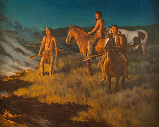 Loinclothed hobby; Obrzek dne - the picture od the day - awa rel - Prairie, art of Steven Lang