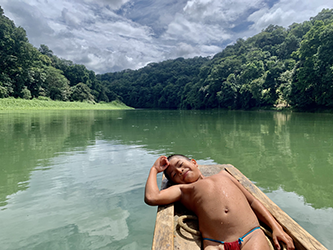 Loinclothed hobby; Obr�zek dne - the picture od the day - �awa rel - Real Panama Tours