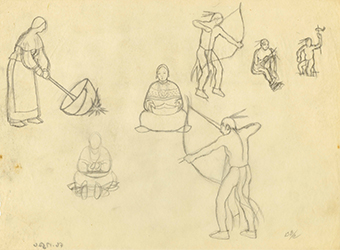 Loinclothed hobby; Obr�zek dne - the picture od the day - �awa rel - Loinclothed pencil