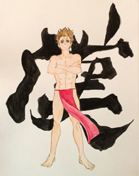 Loinclothed hobby; Obr�zek dne - the picture od the day - �awa rel -  Red fundoshi