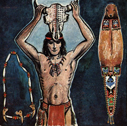 Loinclothed hobby; Obr�zek dne - the picture od the day - �awa rel - Loinclothed youth Indian