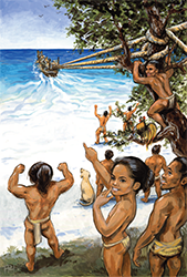 Loinclothed hobby; Obr�zek dne - the picture od the day - �awa rel - Tafai - Philippe Peltier 