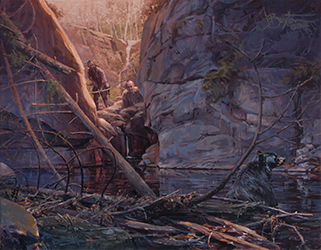 Loinclothed hobby; Obr�zek dne - the picture od the day - �awa rel - John Buxton  - <br>John Buxton <br>