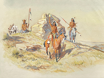 Loinclothed hobby; Obr�zek dne - the picture od the day - �awa rel - Byron Wolfe - Signal To Attack Hide Hunters