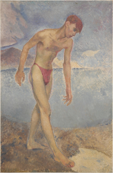 Loinclothed hobby; Obr�zek dne - the picture od the day - �awa rel - Philpot Glyb - The Bather