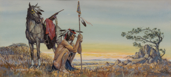 Loinclothed hobby; Obr�zek dne - the picture od the day - �awa rel -  Toward Evening - Jack Hines